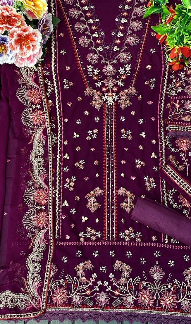 Heavy Georgette Salwar Kameez Heavy Georgette Salwar Kameez