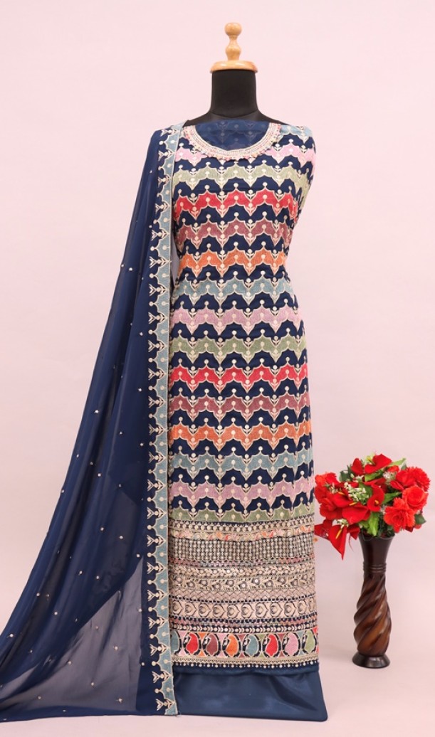 Georgette Party Wear Salwar Kameez Georgette Party Wear Salwar Kameez