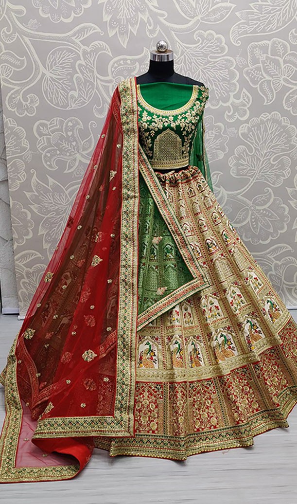 Double Dupatta Lehengacholi 