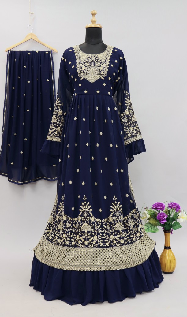 BEAUTIFUL HEAVY FAUX GEORGETTE SUIT BEAUTIFUL HEAVY FAUX GEORGETTE SUIT