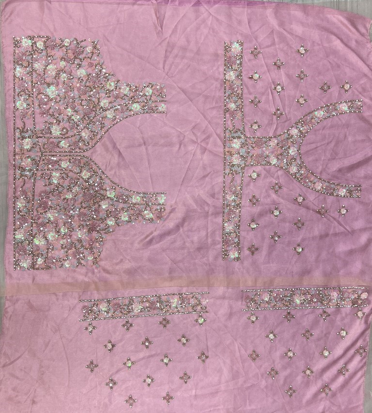 Pastel Sequins Combine Flower Pattern Exceptionally Designed Lehengacholi 