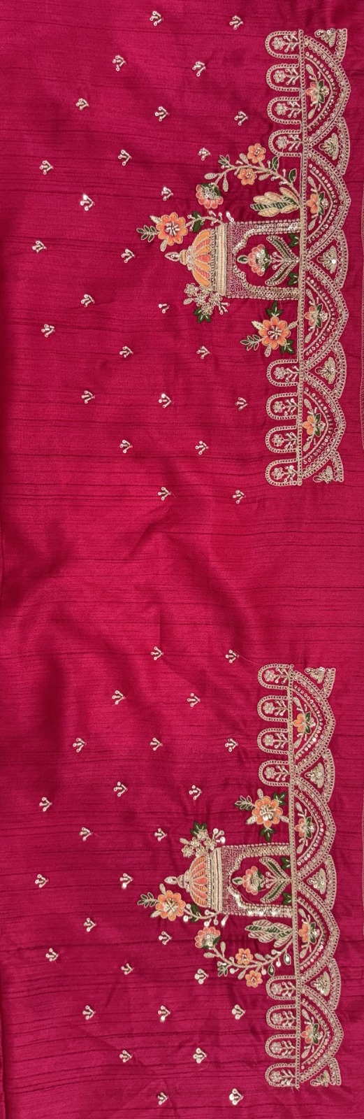 Silk Rani Pink Festival Wear Embroidery Work Lehenga Choli