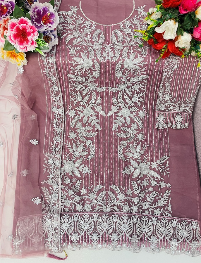 Embroidery Net Salwar Kameez Collection