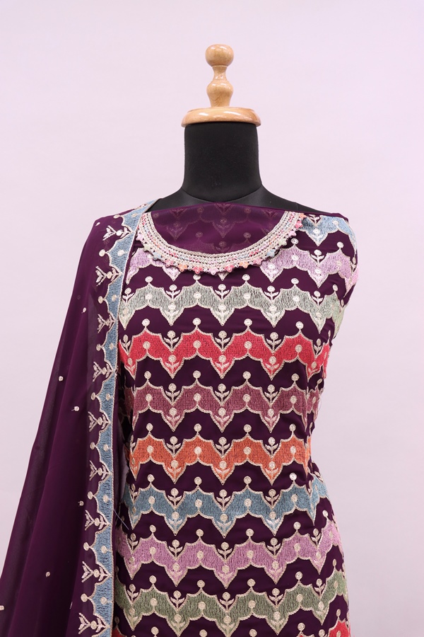 Georgette Party Wear Salwar Kameez