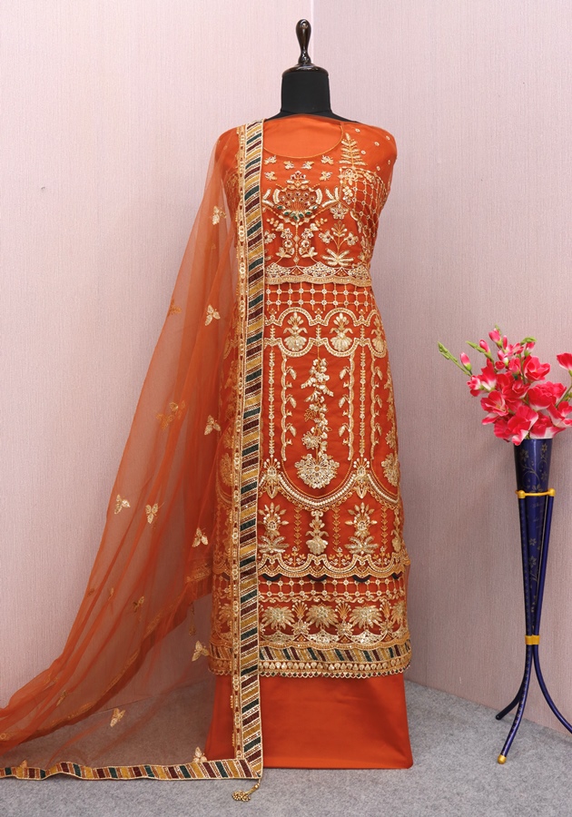 Heavy Butterfly Net Salwar Kameez Collection