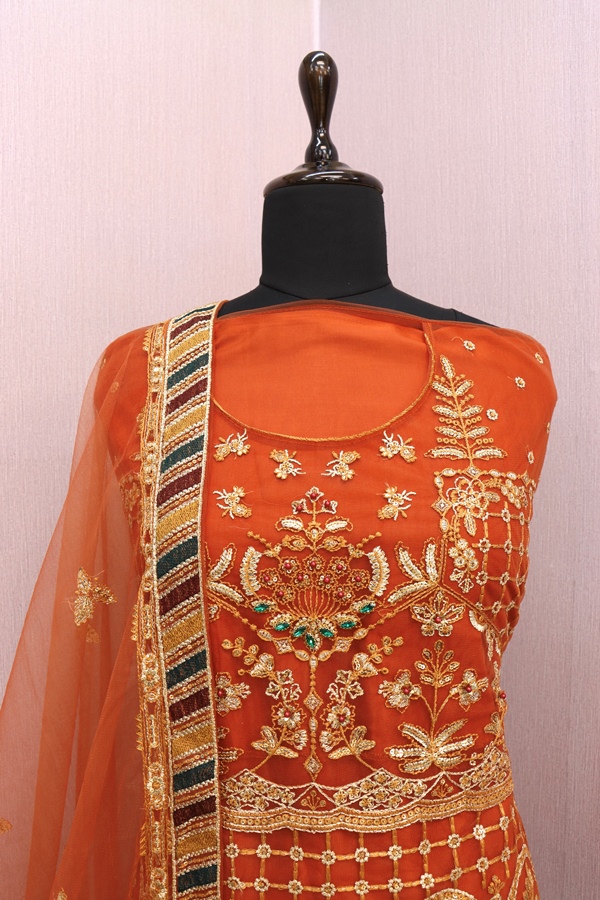 Heavy Butterfly Net Salwar Kameez Collection