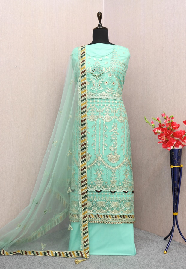 Heavy Butterfly Net Salwar Kameez Collection