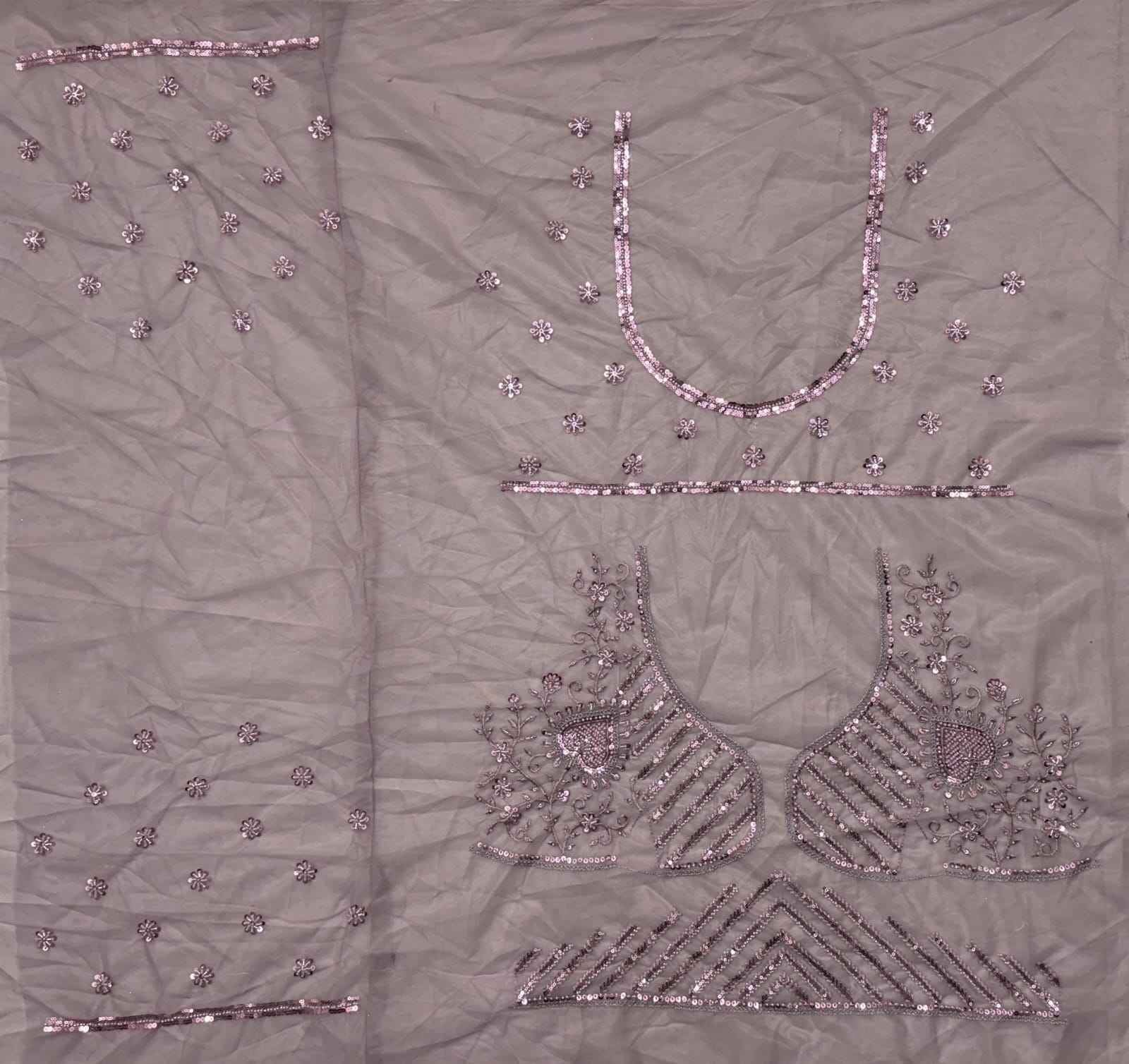 Sober Handwork Blue Motif and Crystal Pipe work Designed Reception Wear Collection in Lehenga Choli