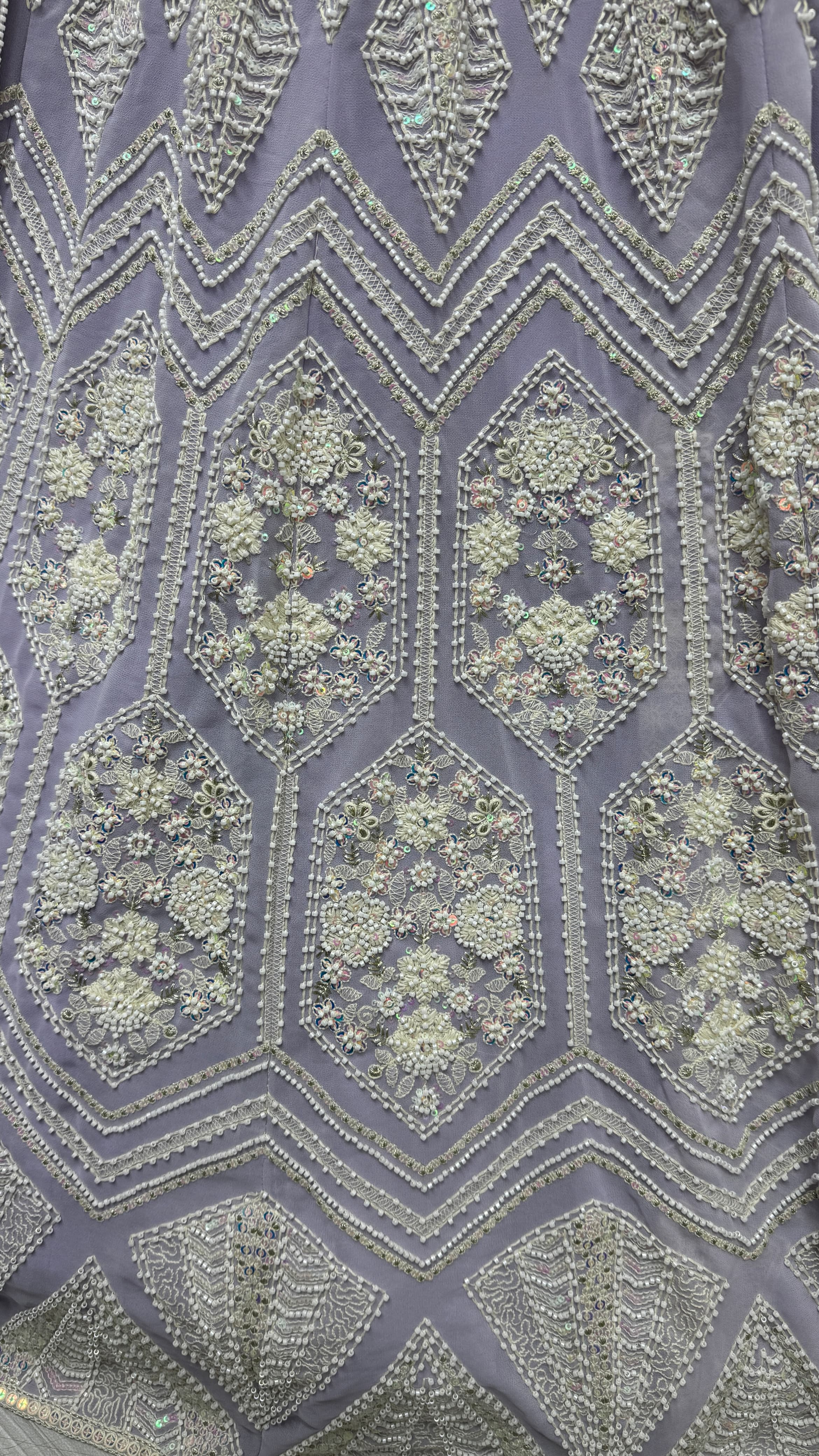 Full Flaired purple Exclusive Designer Lehenga Choli in Pure Georgette with Ready to Wear Blouse 